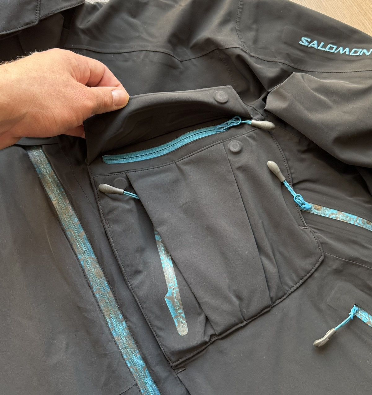 Salomon Vintage Salomon Gray Ski Jacket Size US L / EU 52-54 / 3 - 6 Thumbnail