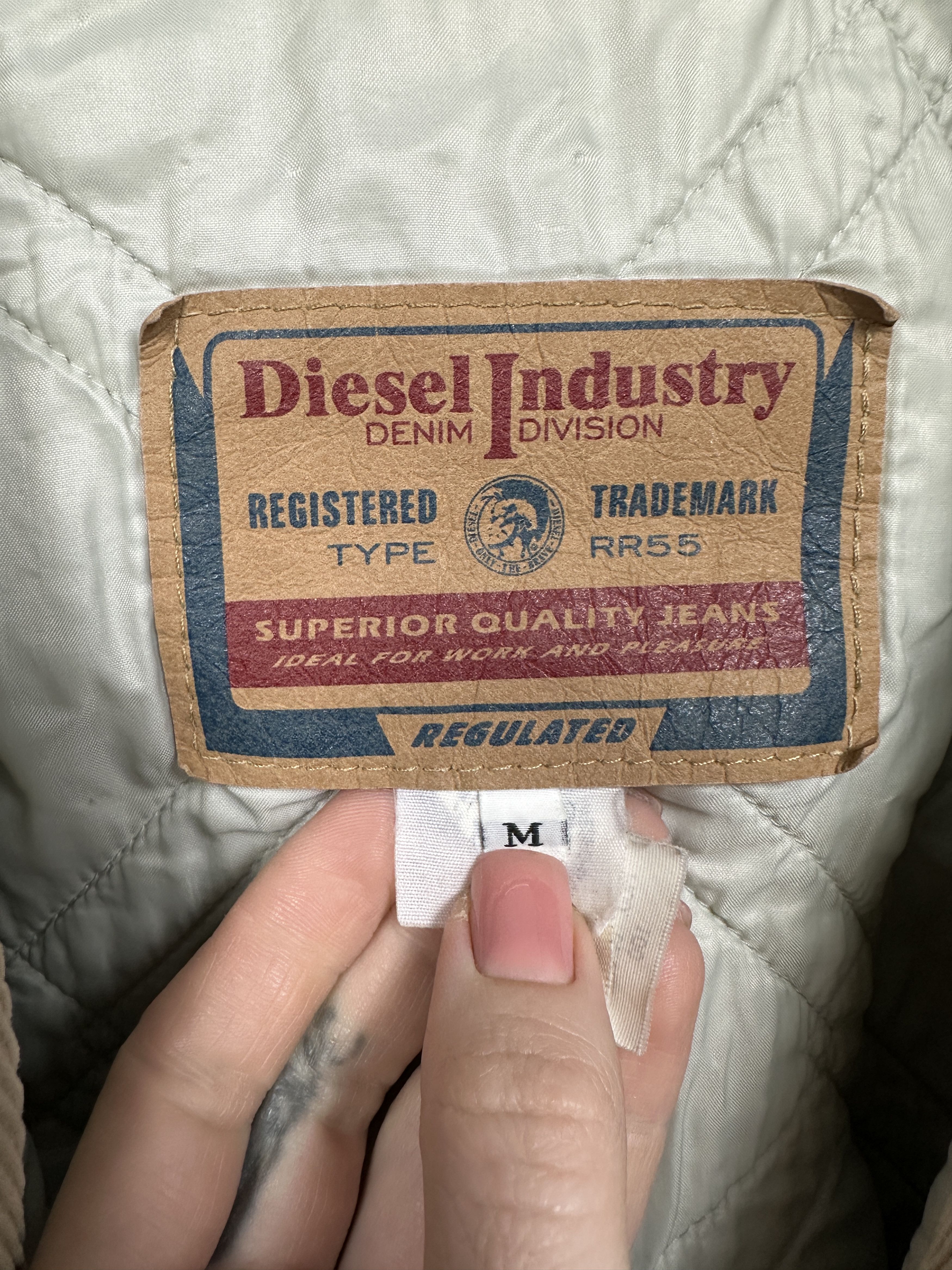 Diesel Diesel 90s Vintage Mens Corduroy Denim Jacket Size US M / EU 48-50 / 2 - 4 Thumbnail