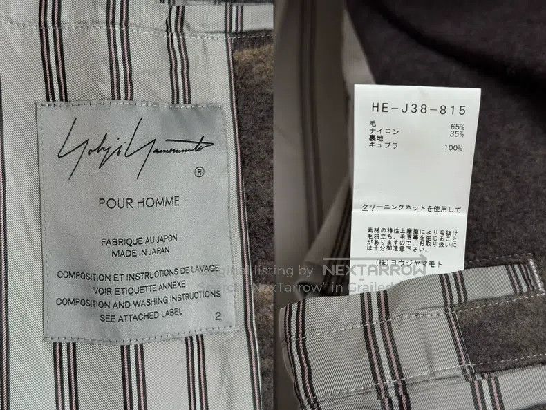 Yohji Yamamoto YOHJI YAMAMOTO Overcoat Size US M / EU 48-50 / 2 - 9 Thumbnail