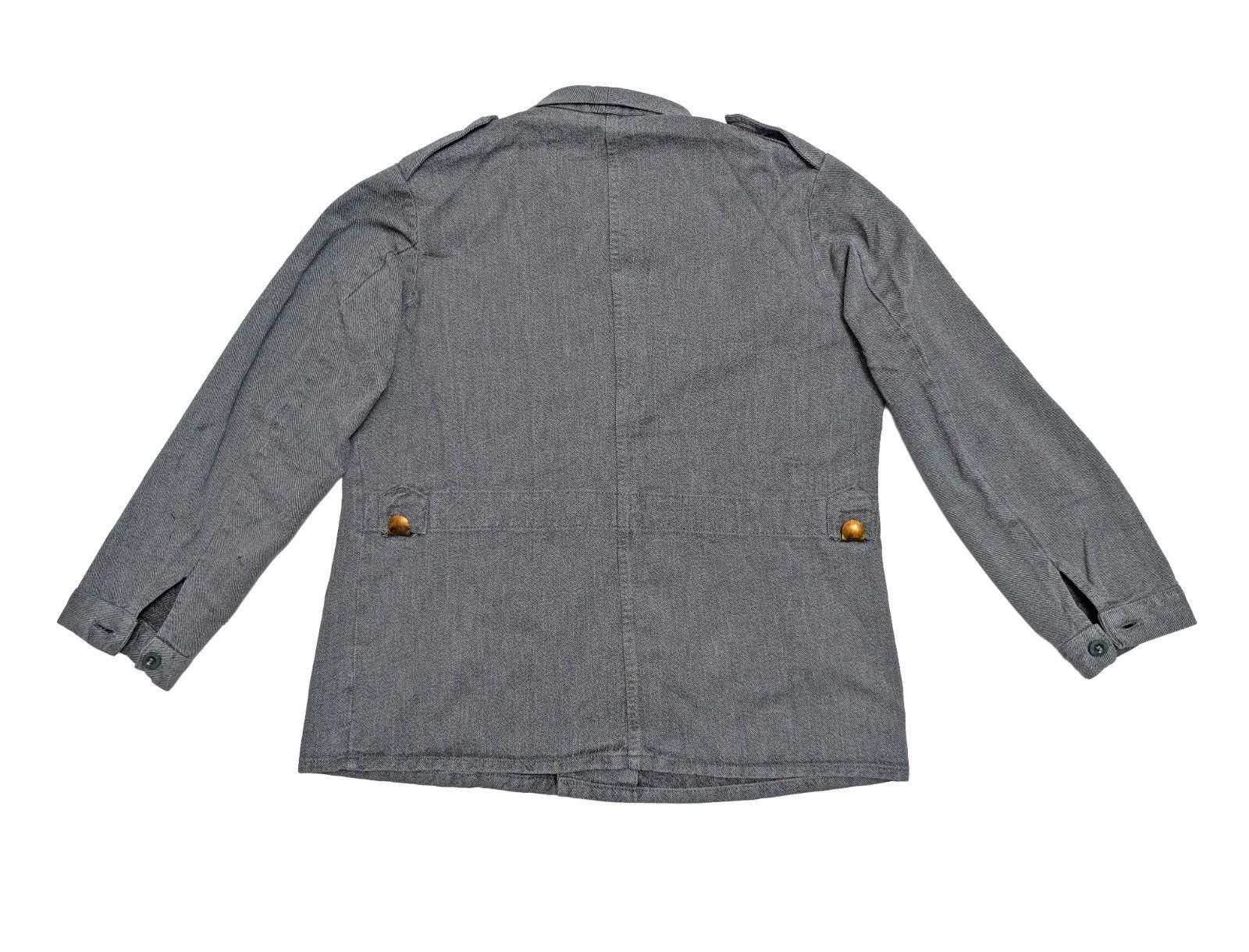 Vintage Swiss Army Denim Twill Work Shirt Shacket Size 52 - Medium Size US L / EU 52-54 / 3 - 2 Thumbnail