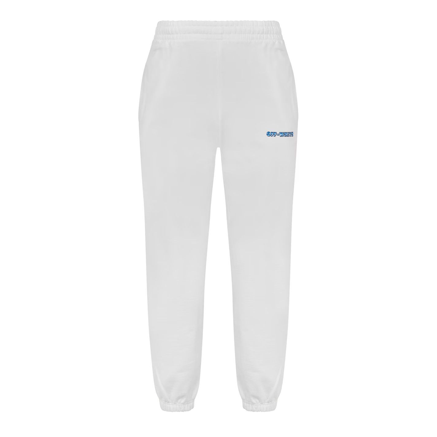 Off-White o1g2r1mq0226 Slim Fleece Sweatpants & Joggers In White Size US 38 / EU 54 - 1 Thumbnail