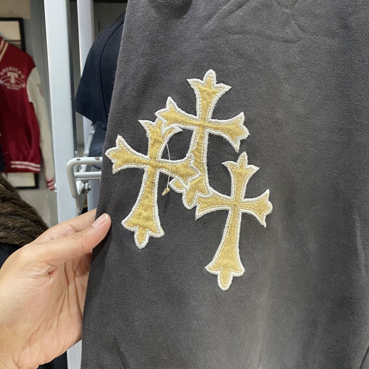 Japanese Brand 🚨OHADRO SCREAM SWEATPANT INSPIRED CHROME HEARTS TRIPLE CROSS Size US 32 / EU 48 - 7 Thumbnail
