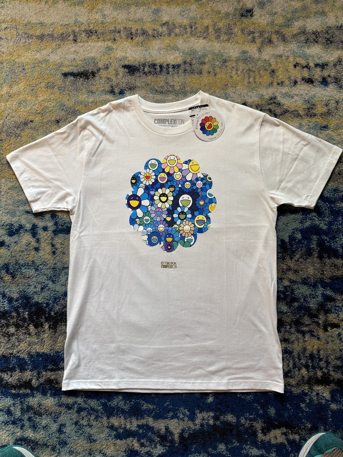 トップス ComplexCon BOSTON FLOWER T-shirt Complex × Takashi Murakami Complexcon x Murakami x MFA