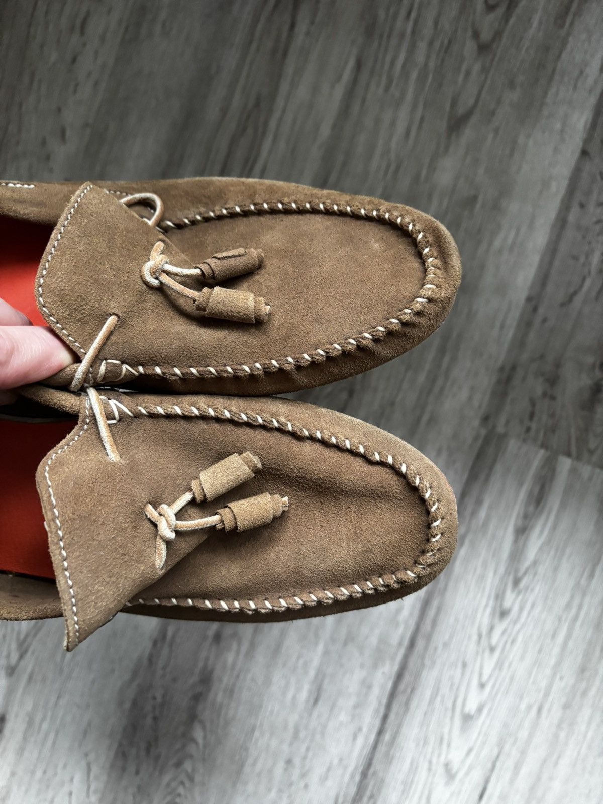Diesel Diesel Men’s Brown Suede Leather Driving Loafers Tassel Size US 8 / EU 41 - 23 Thumbnail