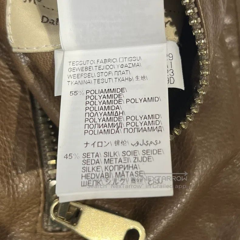 Brunello Cucinelli Brunello Cucinelli Brown Lamb Leather Two-Tone Leather Jac Size XS / US 0-2 / IT 36-38 - 7 Thumbnail