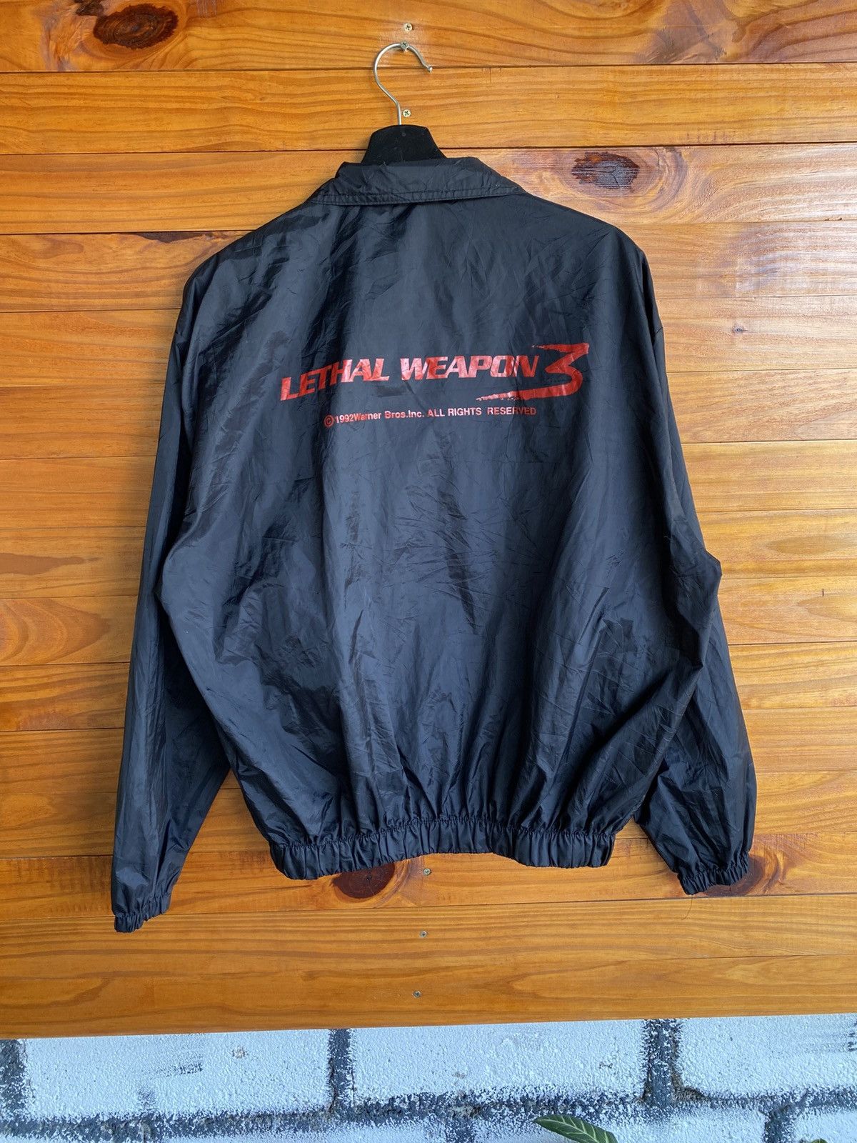 Vintage Vintage Lethal Weapon 3 Movie Promo Warner Bros 1992 Black Size US M / EU 48-50 / 2 - 3 Thumbnail