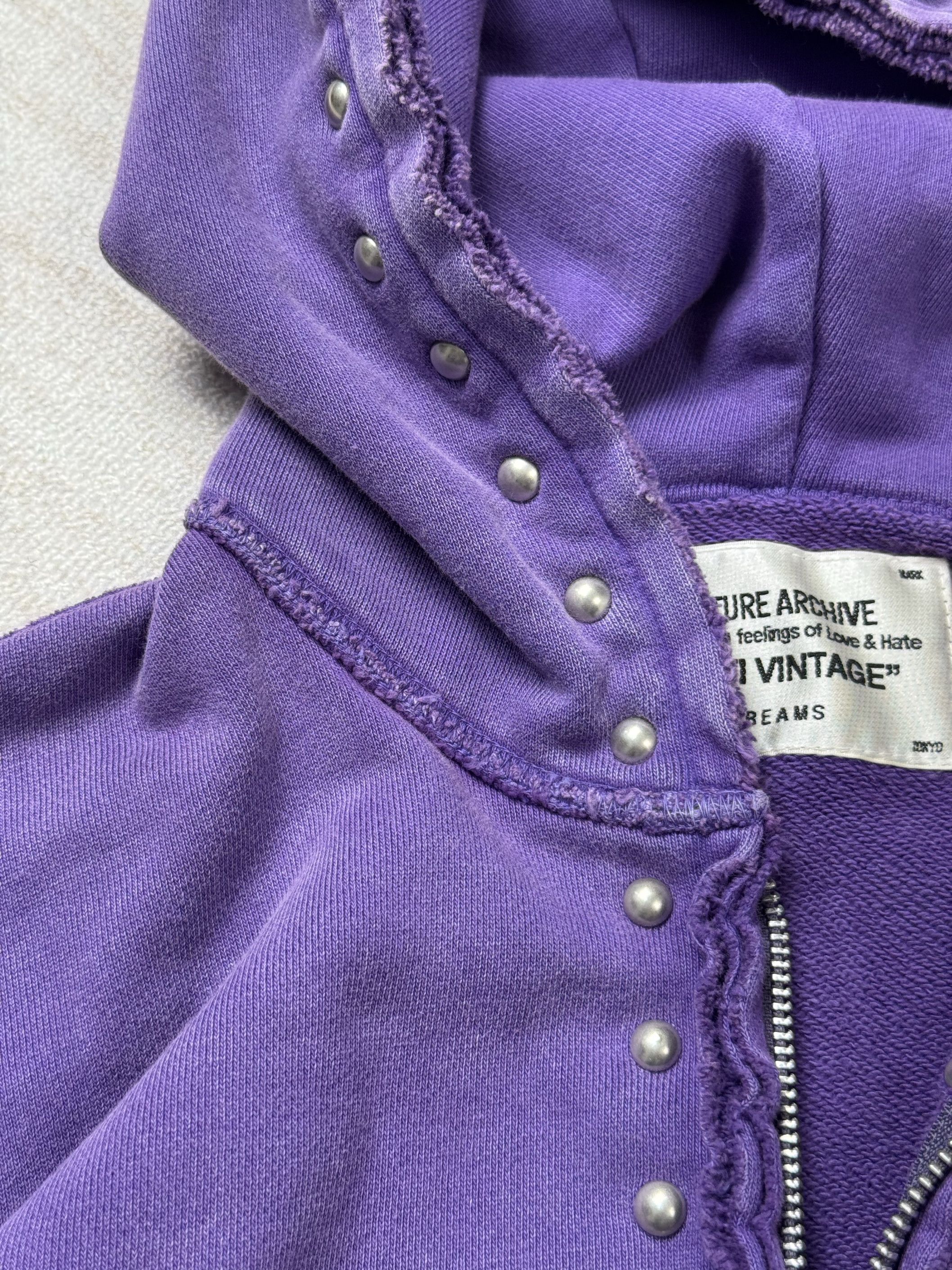 Japanese Brand UNWORN* FUTURE ARCHIVE CHEMICAL FADE MA-1 Hoodie Size US M / EU 48-50 / 2 - 4 Thumbnail