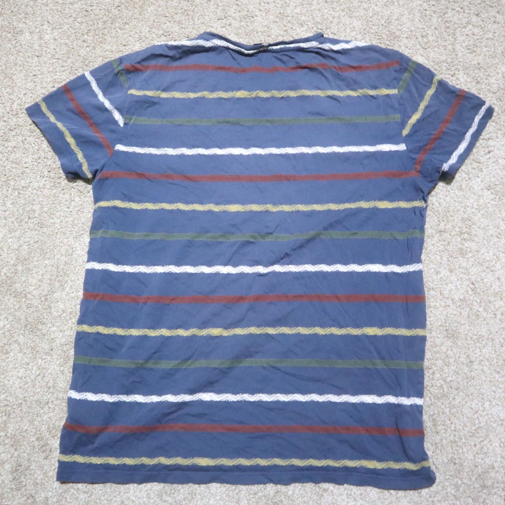 Vintage VINTAGE LCW CASUAL Blue Striped Short Sleeve T-Shirt Adult Women's Medium Casual 90s Size M / US 6-8 / IT 42-44 - 6 Thumbnail