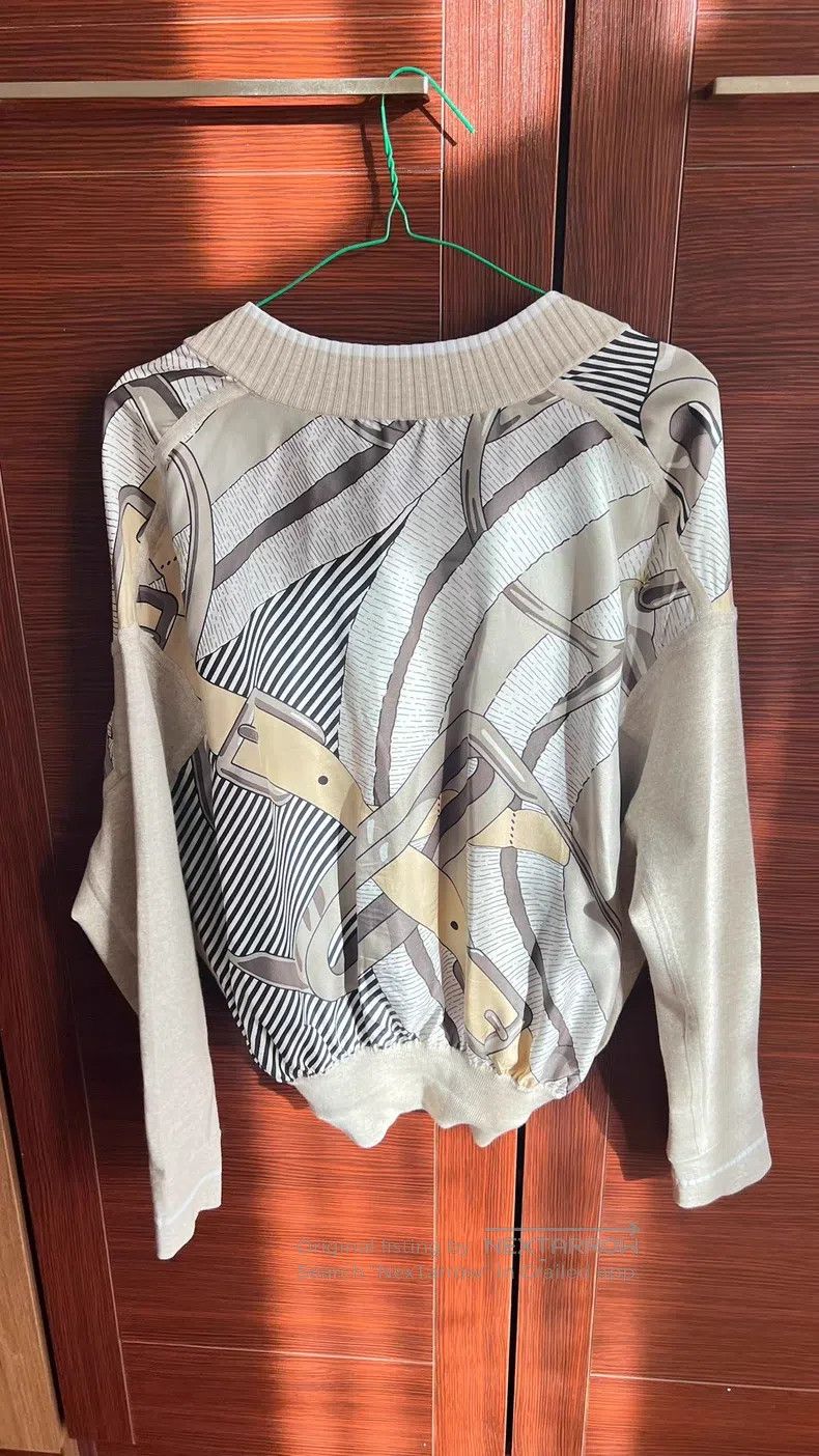 Hermes Hermes Oatmeal Sweater Size XS / US 0-2 / IT 36-38 - 2 Thumbnail