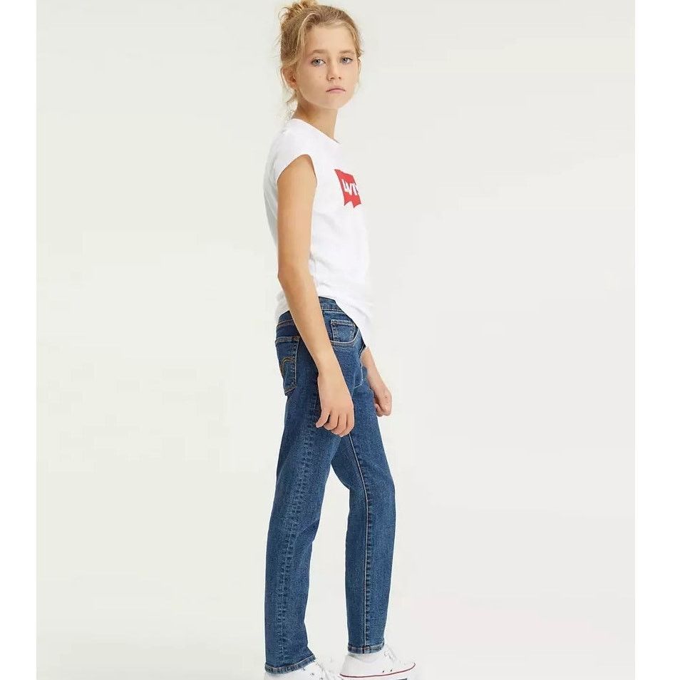 Levi's Levi's Girls Size 10 Regular Fit Skinny Blue Jeans Size 25" / US 0 / IT 36 - 1 Thumbnail