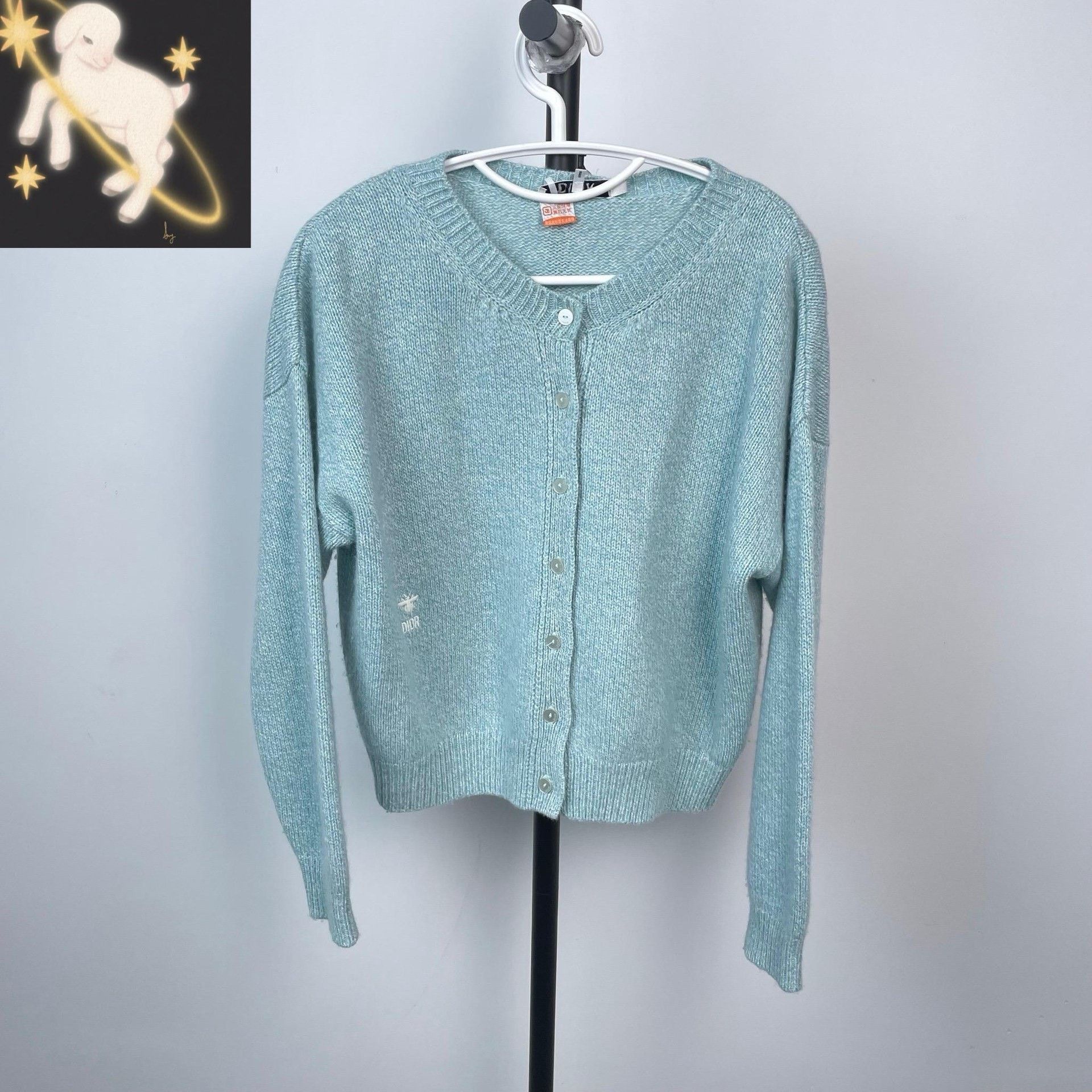 Dior Dior Knit Blue Sweater M Women Size M / US 6-8 / IT 42-44 - 1 Thumbnail