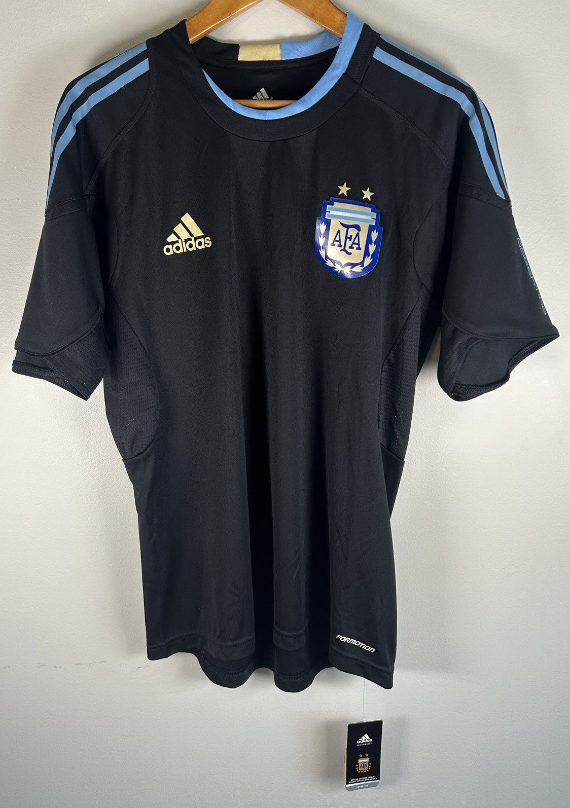 Adidas Adidas Argentina Soccer Jersey Retro 2010 Training Men's M Size US M / EU 48-50 / 2 - 1 Thumbnail