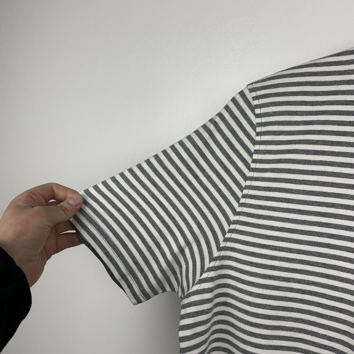 Folk Folk Striped Tee Mens Size S Short Sleeve White Gray Size US S / EU 44-46 / 1 - 8 Thumbnail