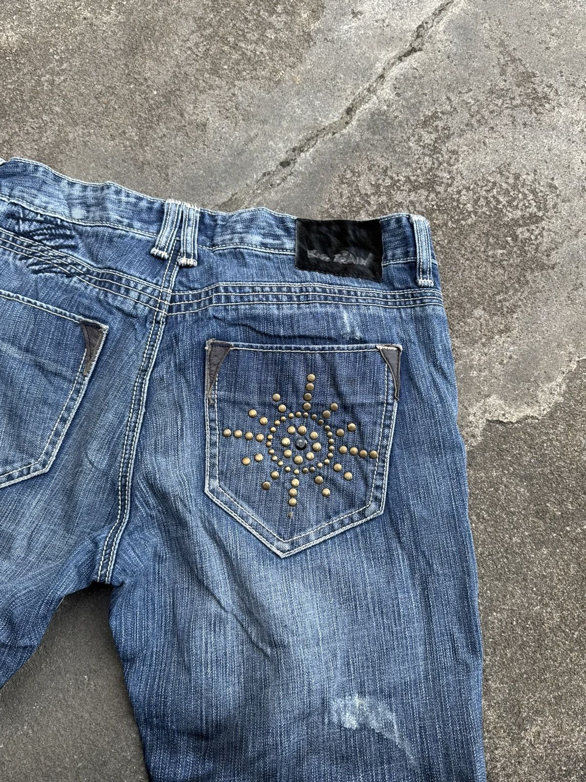 Robins Jeans Japanese Studded Big Train Denim Pants Styled Size US 32 / EU 48 - 5 Thumbnail