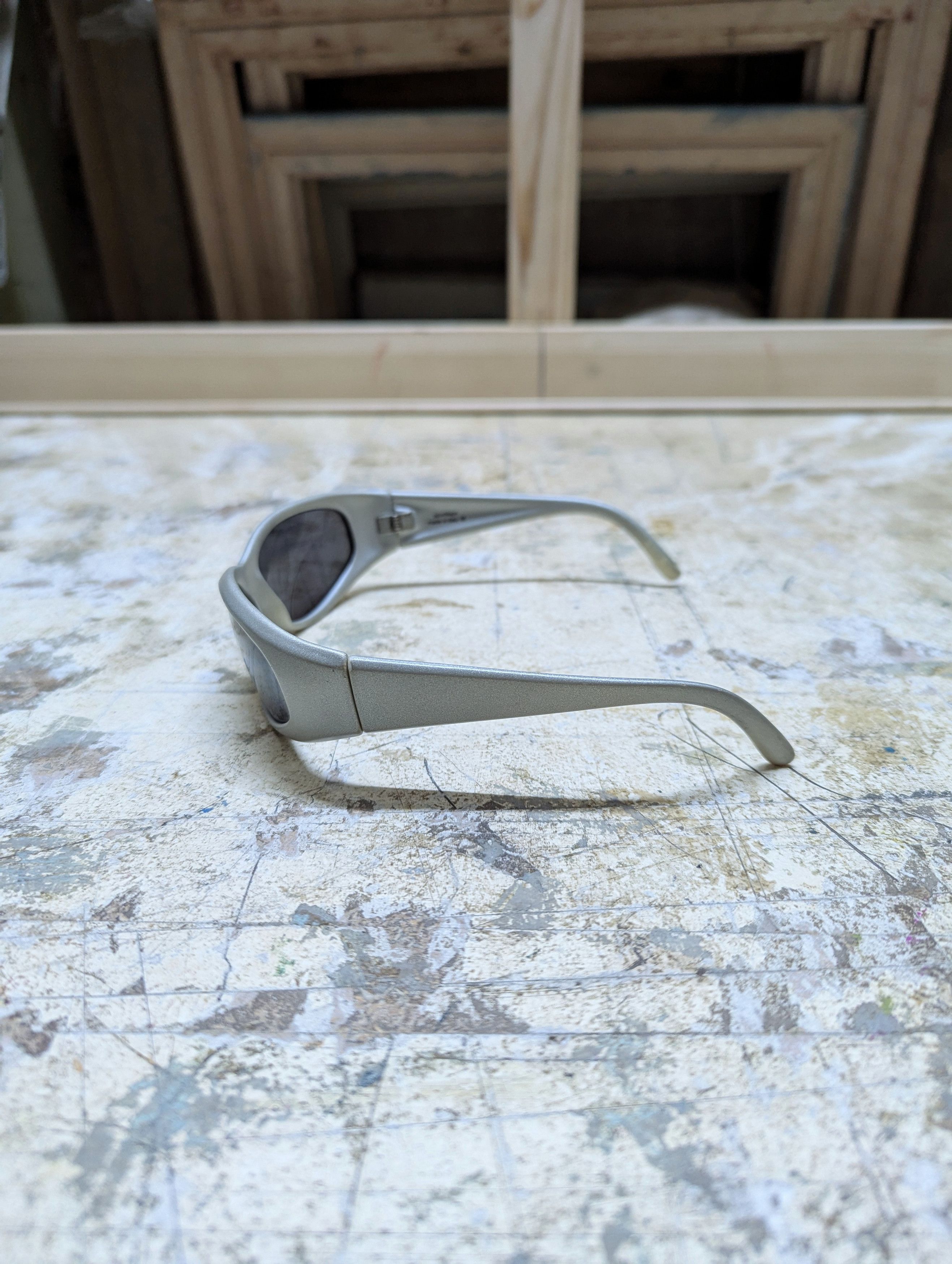Vintage 00s Siemens Wind Silver Sunglasses Size ONE SIZE - 2 Thumbnail