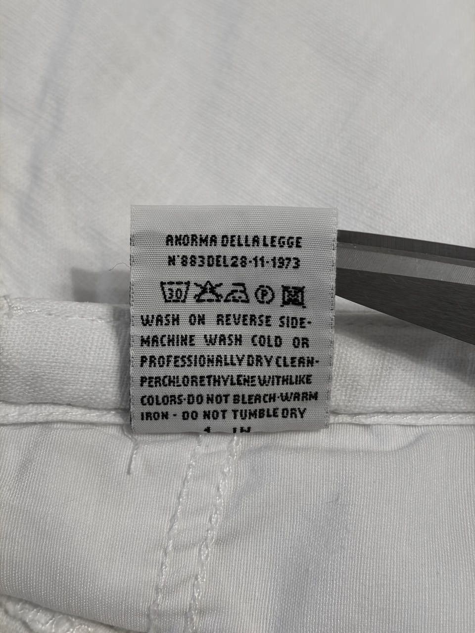 Dolce & Gabbana Dolce & Gabbana White Linen Mini Skirt Y2K Drawstring Waist Size 27" / US 4 / IT 40 - 12 Thumbnail