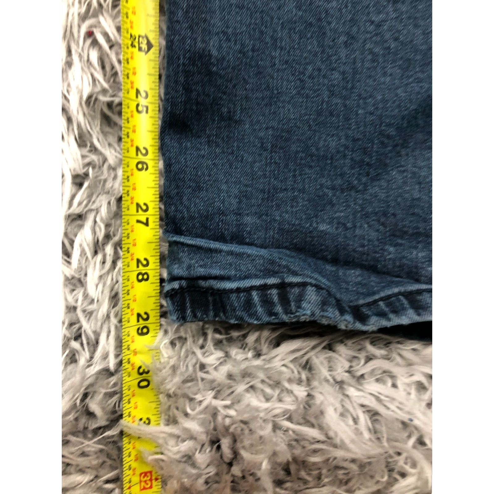Levi's Levi's 540 Straight Jeans Mens 39x32 Mid Rise Medium Blue Denim Regular Waist 5-Pocket Style Jeans Size US 39 - 3 Thumbnail