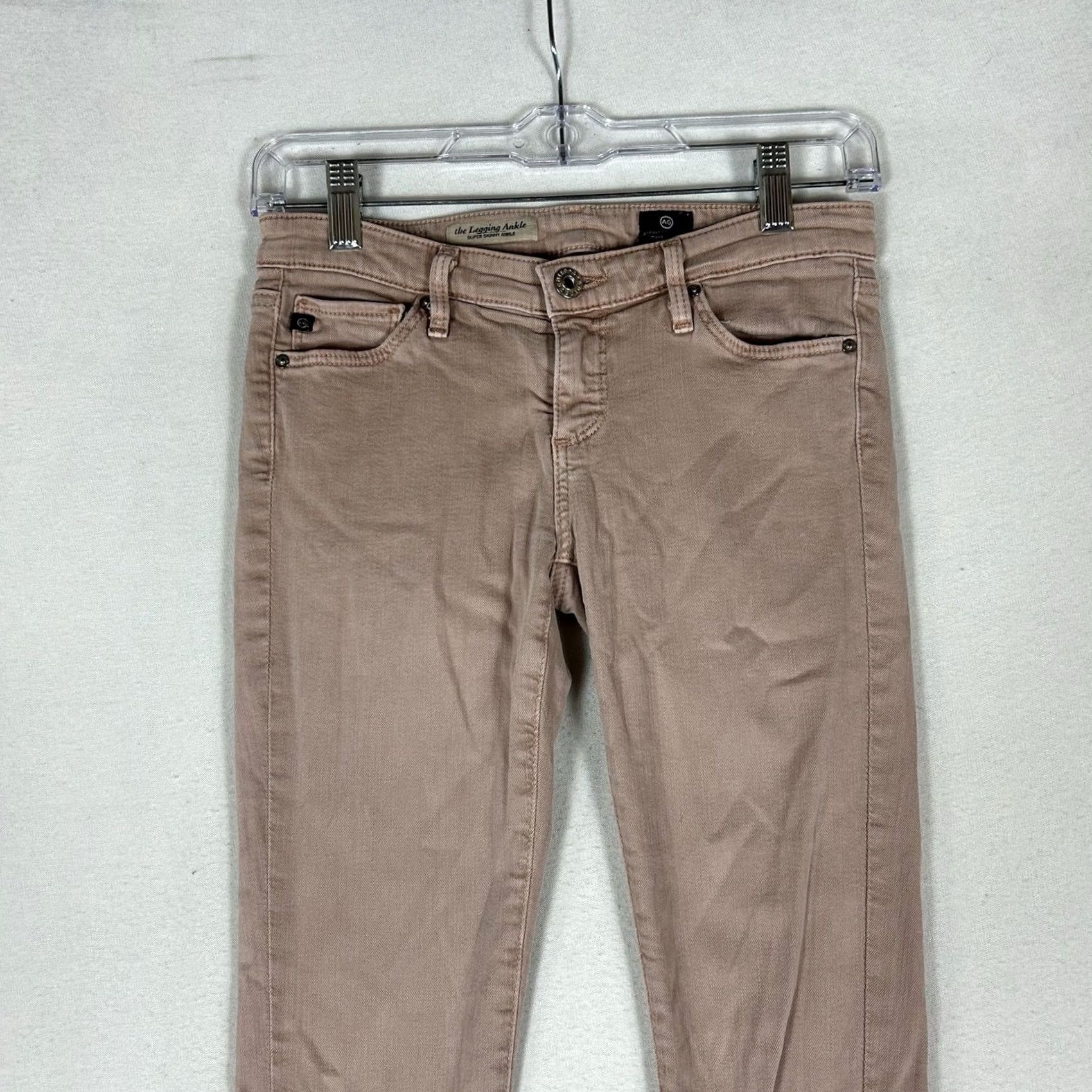 Pinko AG Adriano Goldschmied The Legging Ankle Super Skinny Jeans Womens Size 25R Pink Shirt? Size 42" / US 20 - 3 Thumbnail