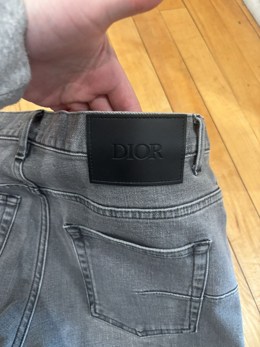 Dior Long Slim-fit Dior denim jeans Size US 30 / EU 46 - 4 Thumbnail