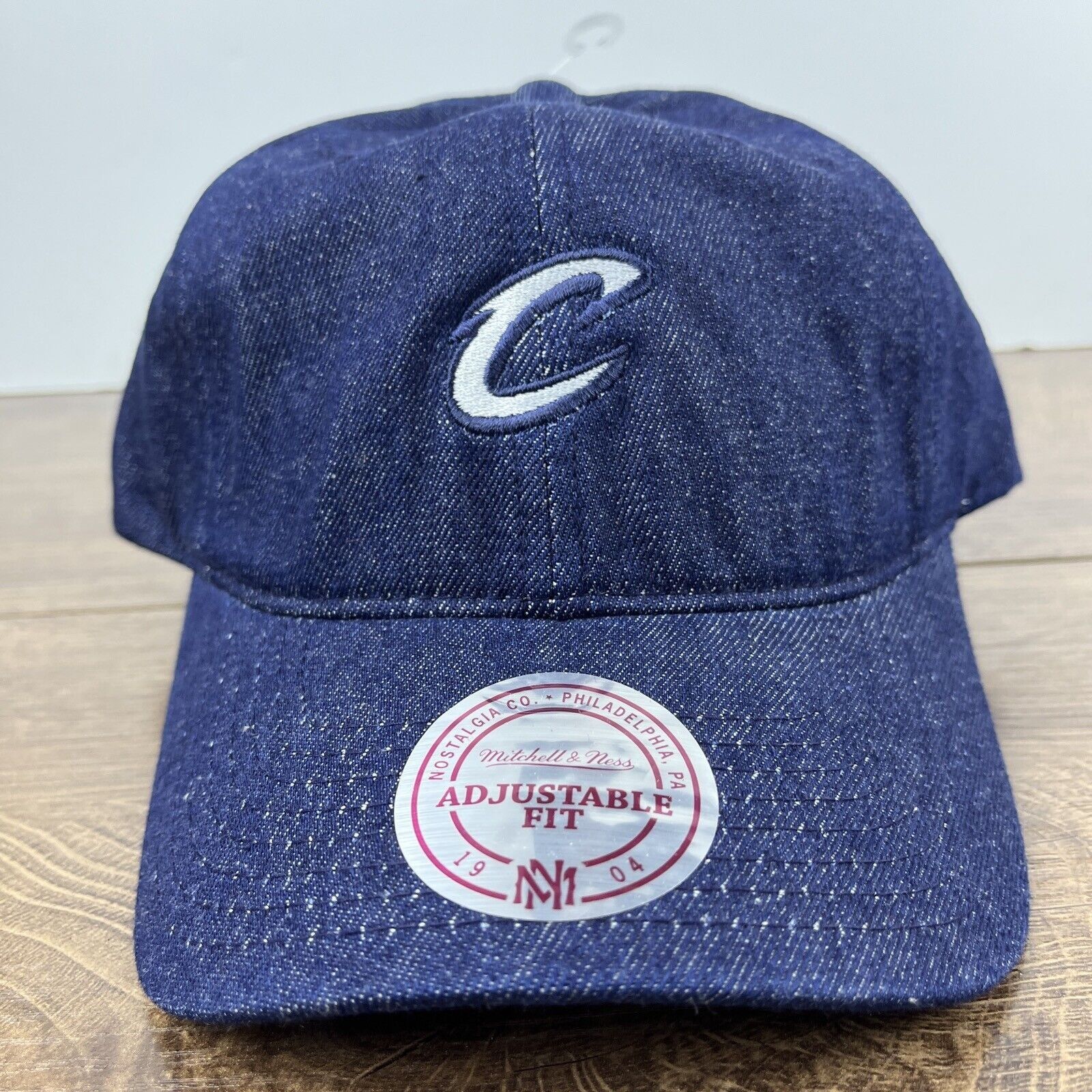 Mitchell & Ness Cleveland Cavaliers Hat NBA Mitchell & Ness Blue Hat Adjusta Size ONE SIZE - 2 Thumbnail