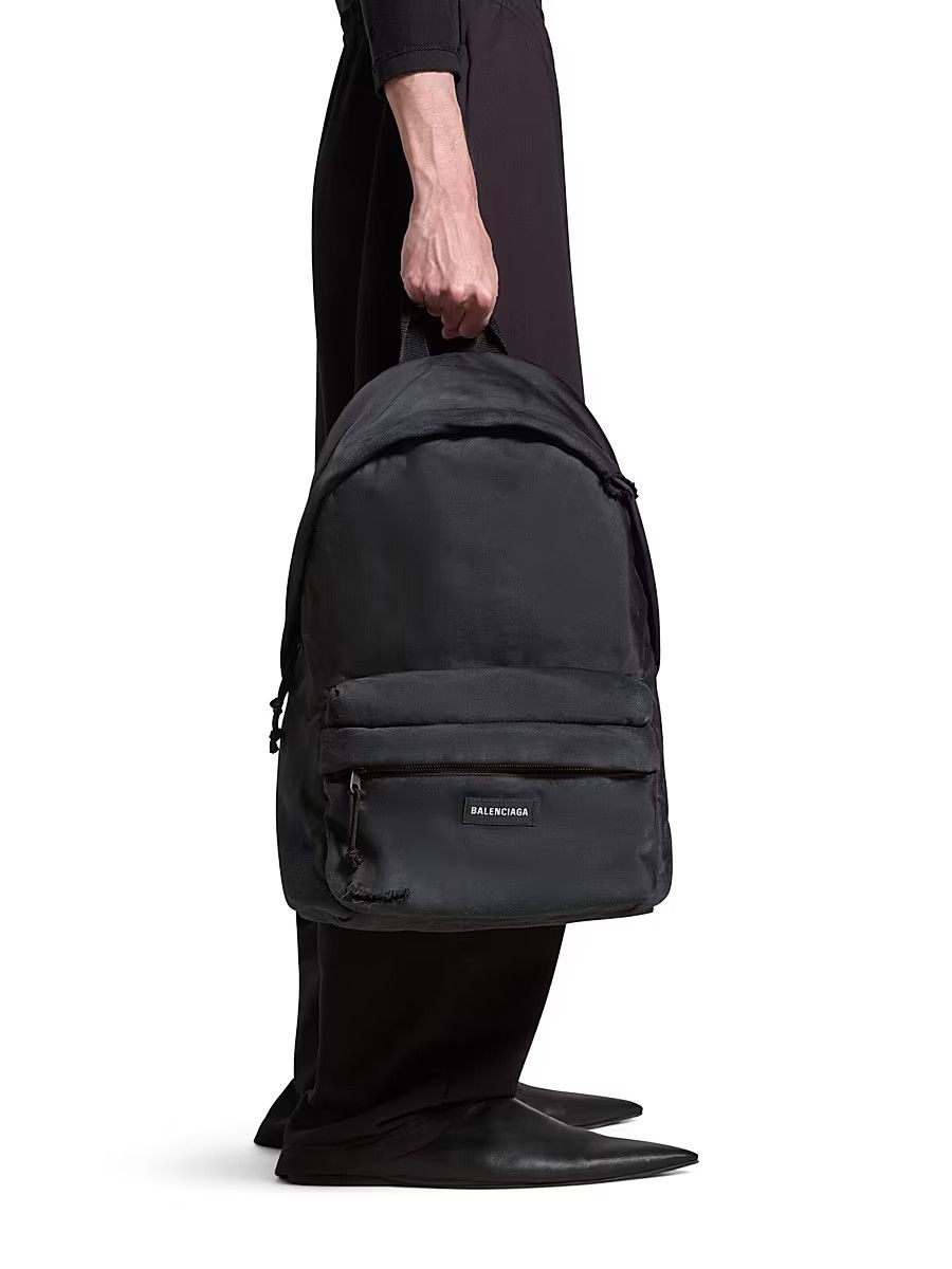 Balenciaga o1srvl11e0426 Size: OS / Explorer Backpack in Black Size ONE SIZE - 3 Thumbnail