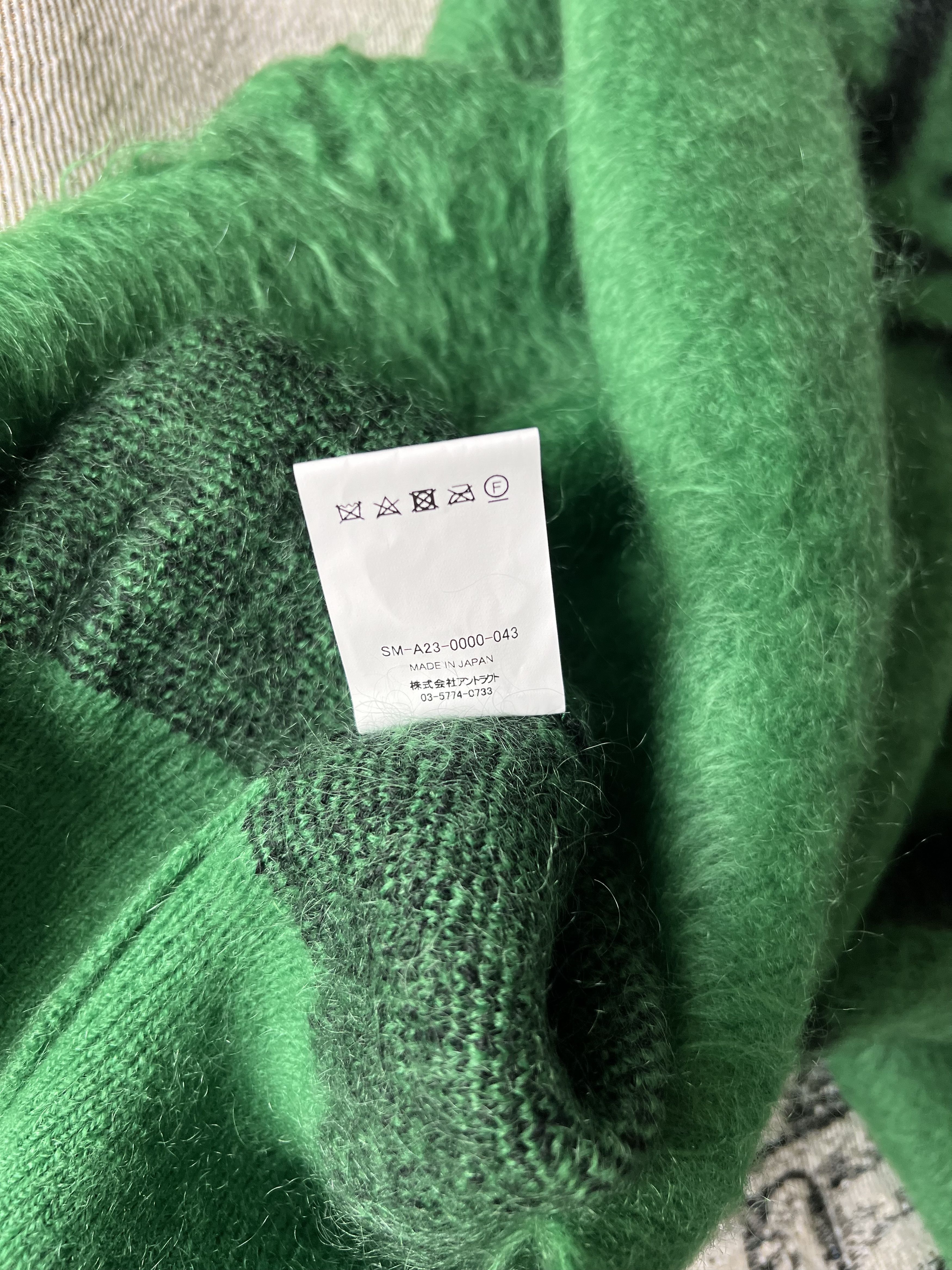 Saint Michael Saint Michael Mohair Crewneck Sweater in Green Size US XL / EU 56 / 4 - 9 Thumbnail
