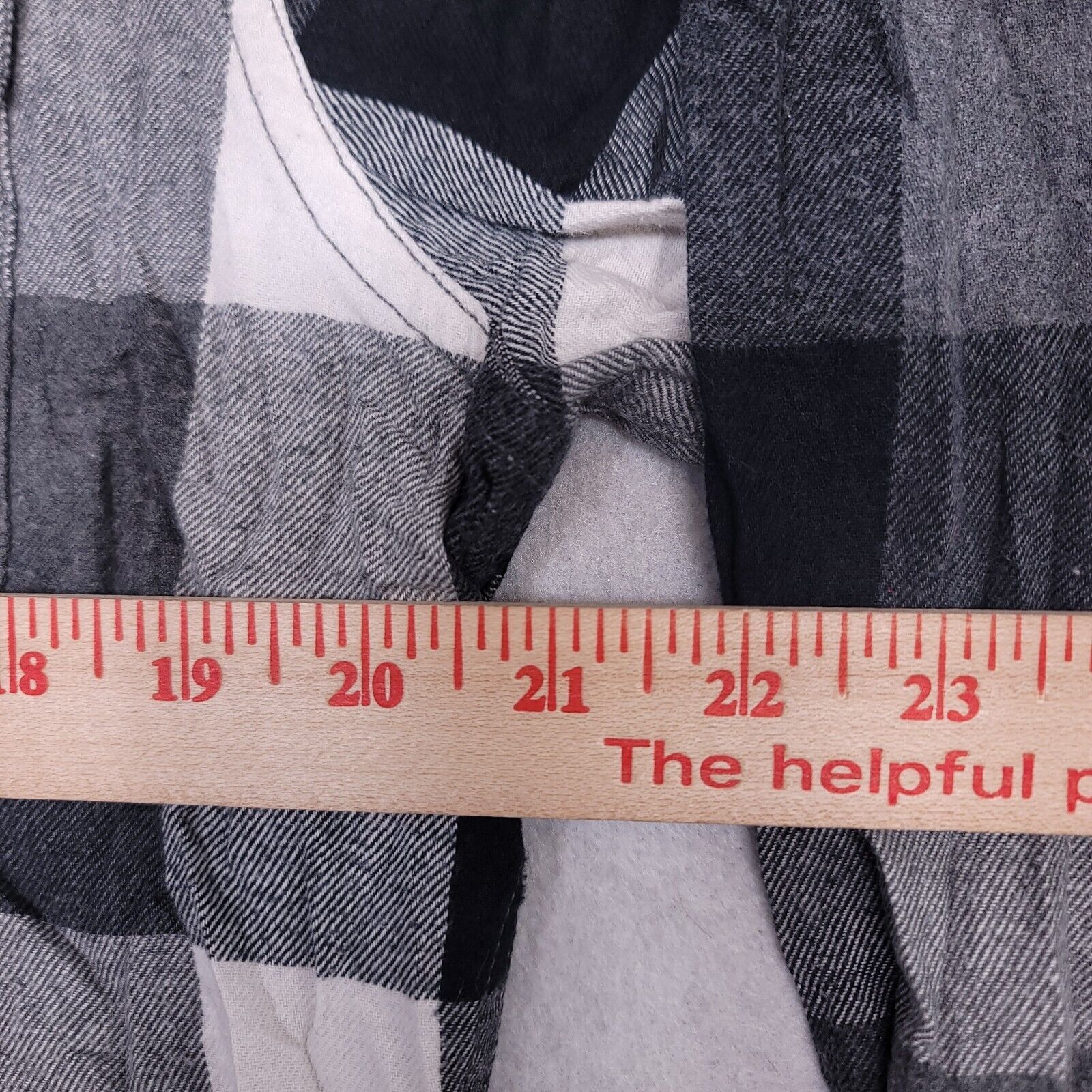Sonoma Sonoma Gingham Flannel Shirt Mens Size M Gray Black White Size US M / EU 48-50 / 2 - 8 Thumbnail