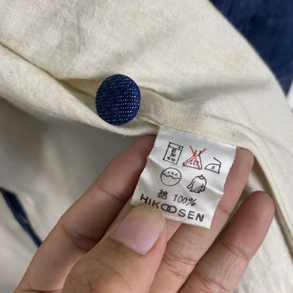 Indigo 🔥HICKORY CHORE DENIM JACKET HIKOOSEN ISSEY MIYAKE Size US M / EU 48-50 / 2 - 20 Thumbnail