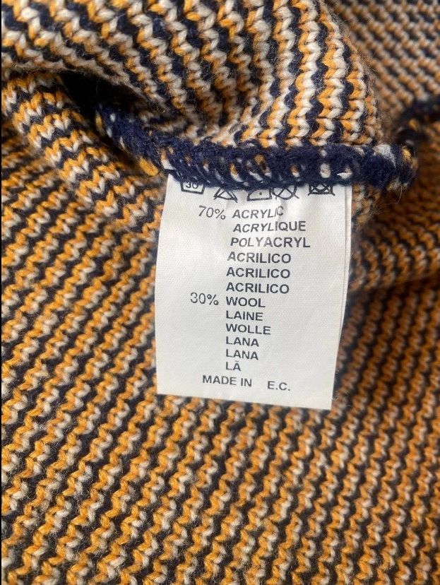 O'Neill Vintage O’Neill Knit Sweater Crewneck Navy BeigeSize XL Mens Size US XL / EU 56 / 4 - 6 Thumbnail
