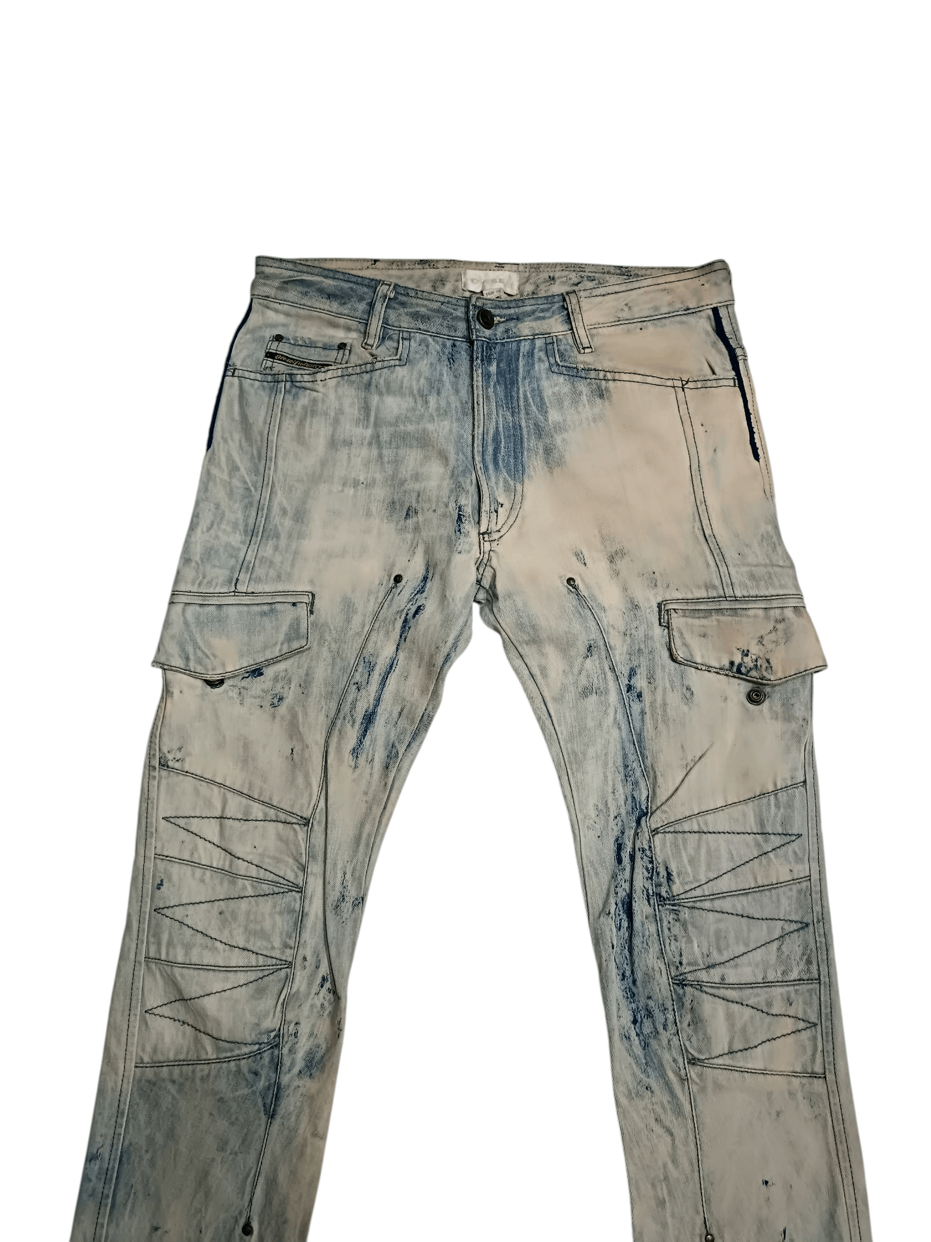 Diesel Diesel Acid Wash Biker jeans Size US 30 / EU 46 - 2 Thumbnail