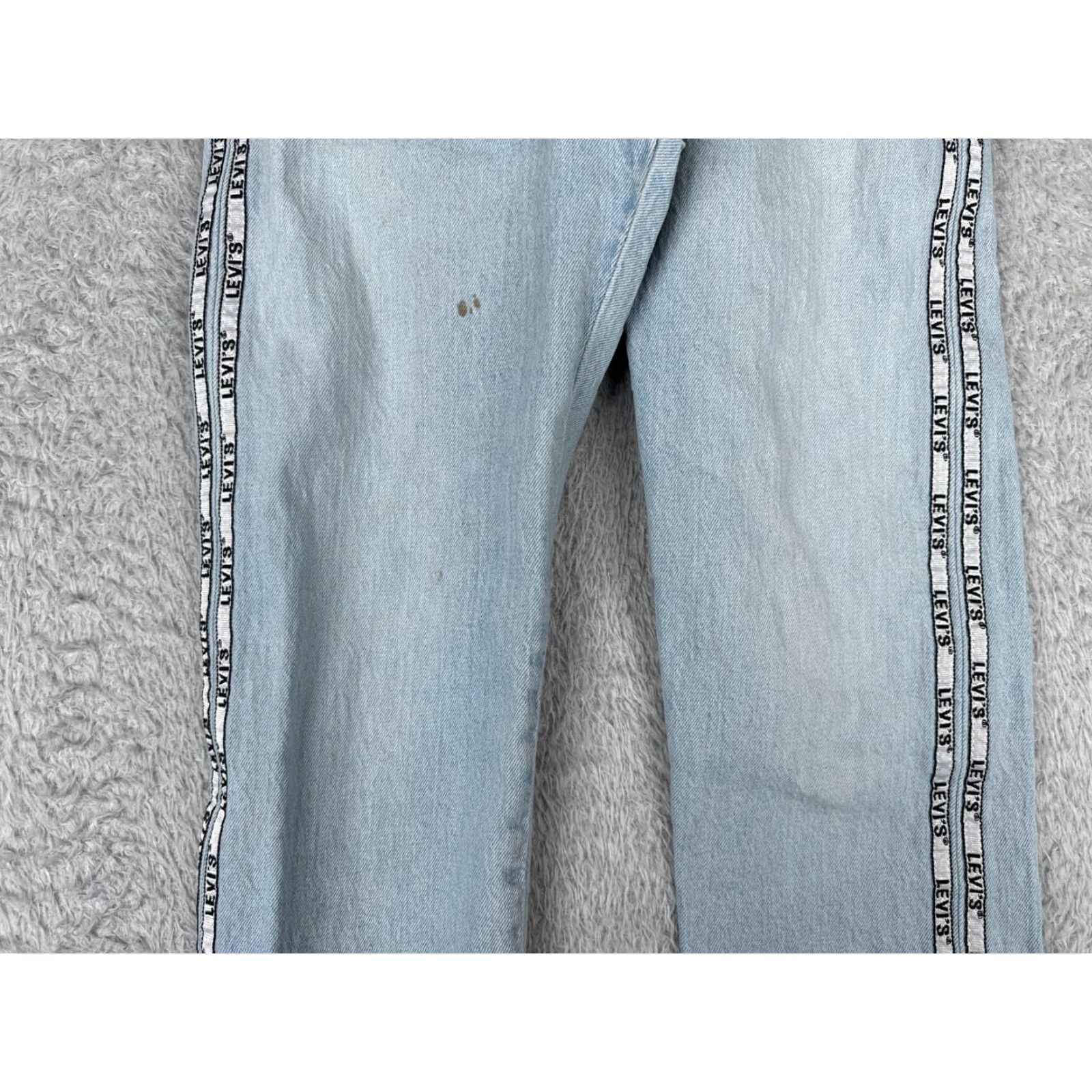 Levi's Levi's Jeans Womens 24 Blue Denim 501 Original Cropped Premium Big E 24x25 Size 42" / US 20 - 4 Thumbnail