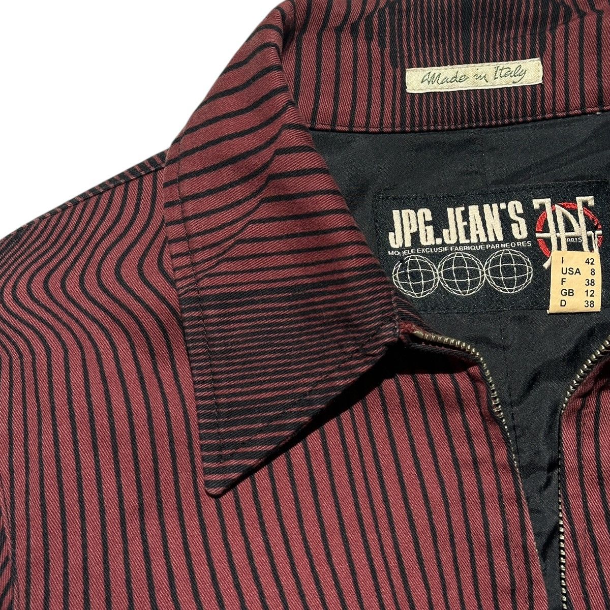 Jean Paul Gaultier Cyberbaba illusion lines jacket Size US S / EU 44-46 / 1 - 3 Thumbnail