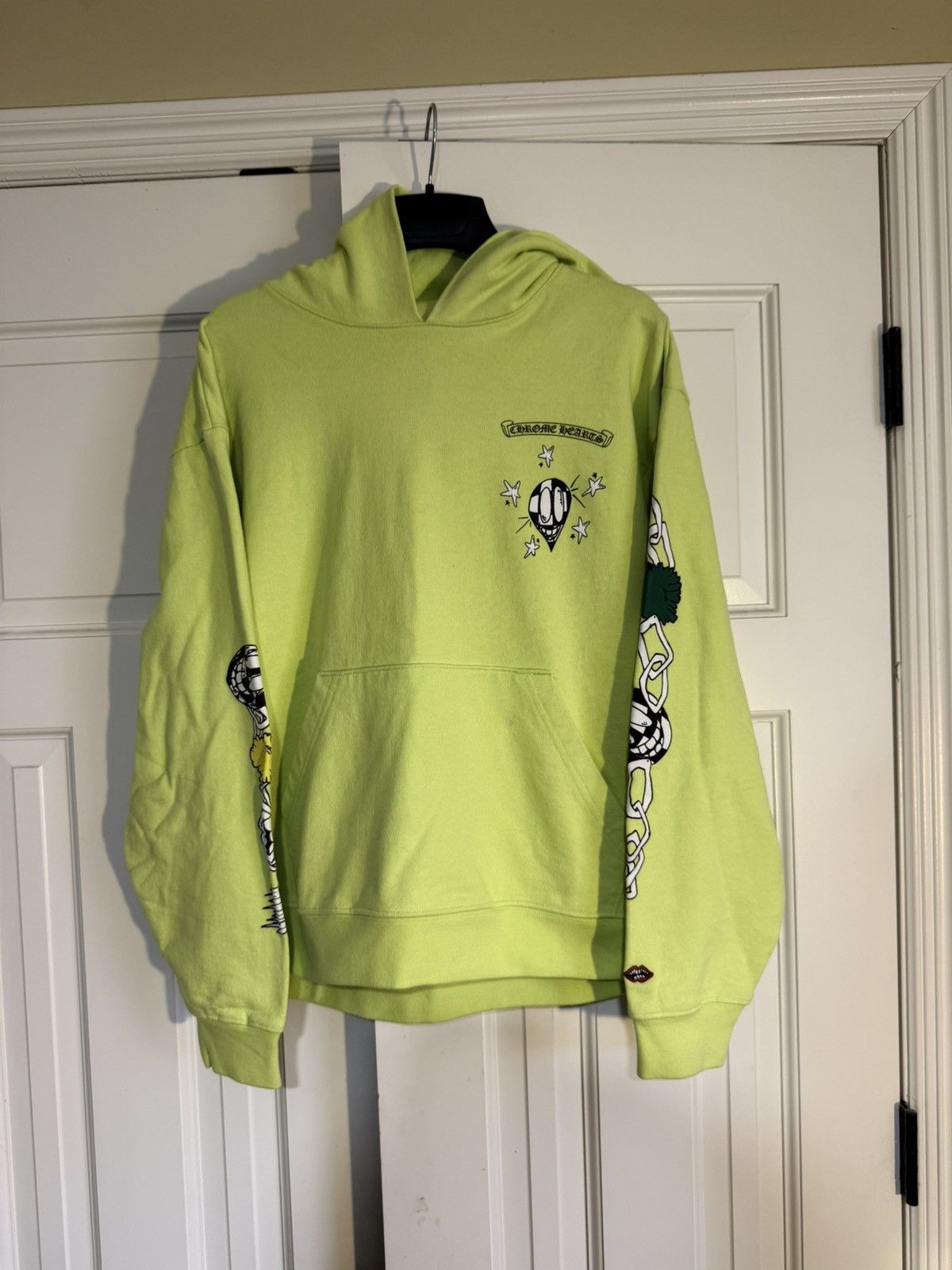Chrome Hearts Chrome Hearts Green “Chain Games” Hoodie Size US L / EU 52-54 / 3 - 1 Thumbnail