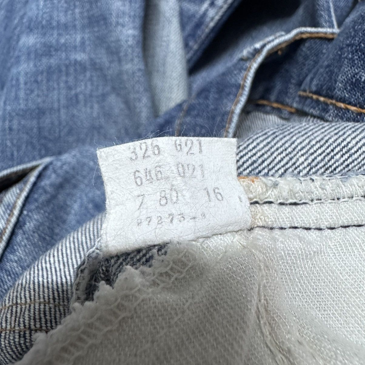 Hedi Slimane Vintage 70s Levis 646 Flare Jeans Hedi Slimane Size US 29 - 21 Thumbnail