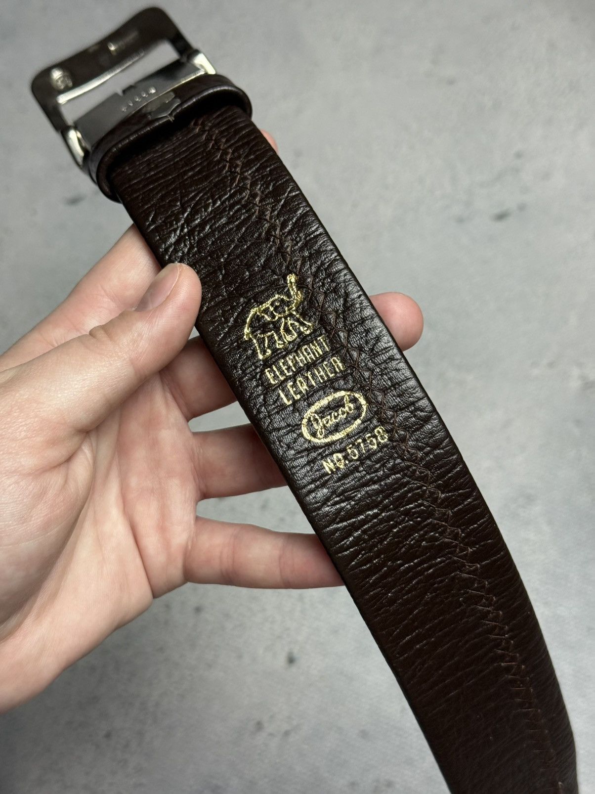 Leather Jacob Elegant Leather Vintage Money Belt Archive NO. 5758 Size ONE SIZE - 14 Thumbnail