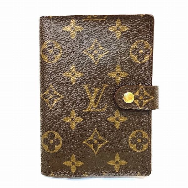 Louis Vuitton Louis Vuitton Louis Vuitton Monogram Agenda PM Notebook Cover R20005 Canvas Notebook Cover R20005 in Fair Condition Size ONE SIZE - 1 Thumbnail