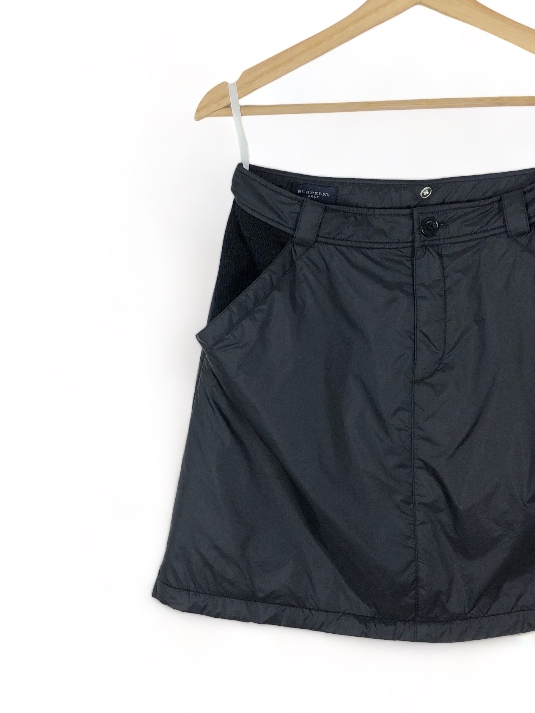 Burberry BURBERRY GOLF NYLON/WOOL FILLED DOWN SKIRT Size 29" - 4 Thumbnail