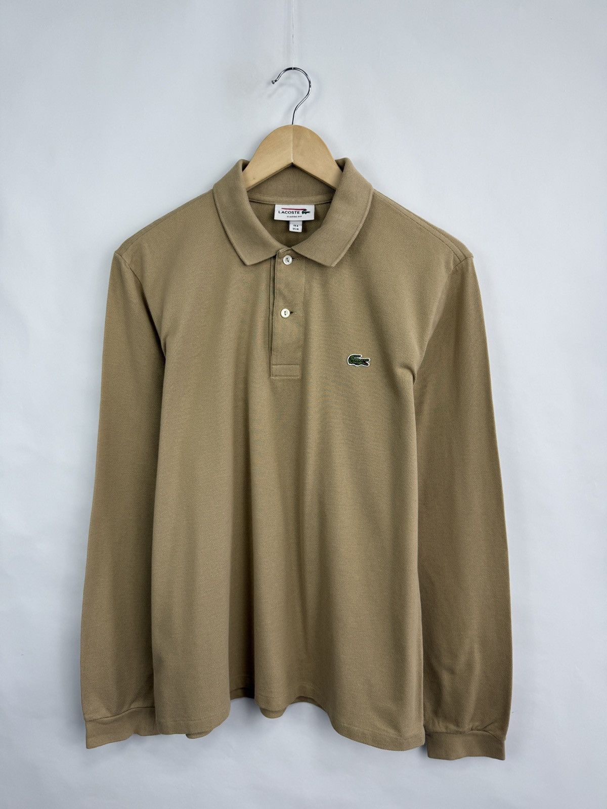 Lacoste 🇫🇷 Lacoste Classic Fit Polo Long Sleeve Made in France Rare Size US M / EU 48-50 / 2 - 7 Thumbnail