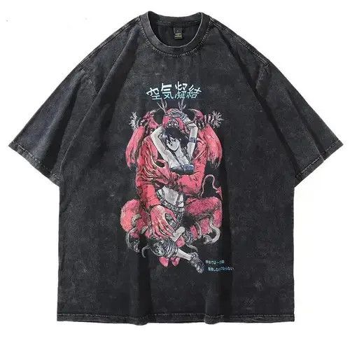 Manga Anime Printed Tshirt Oversized