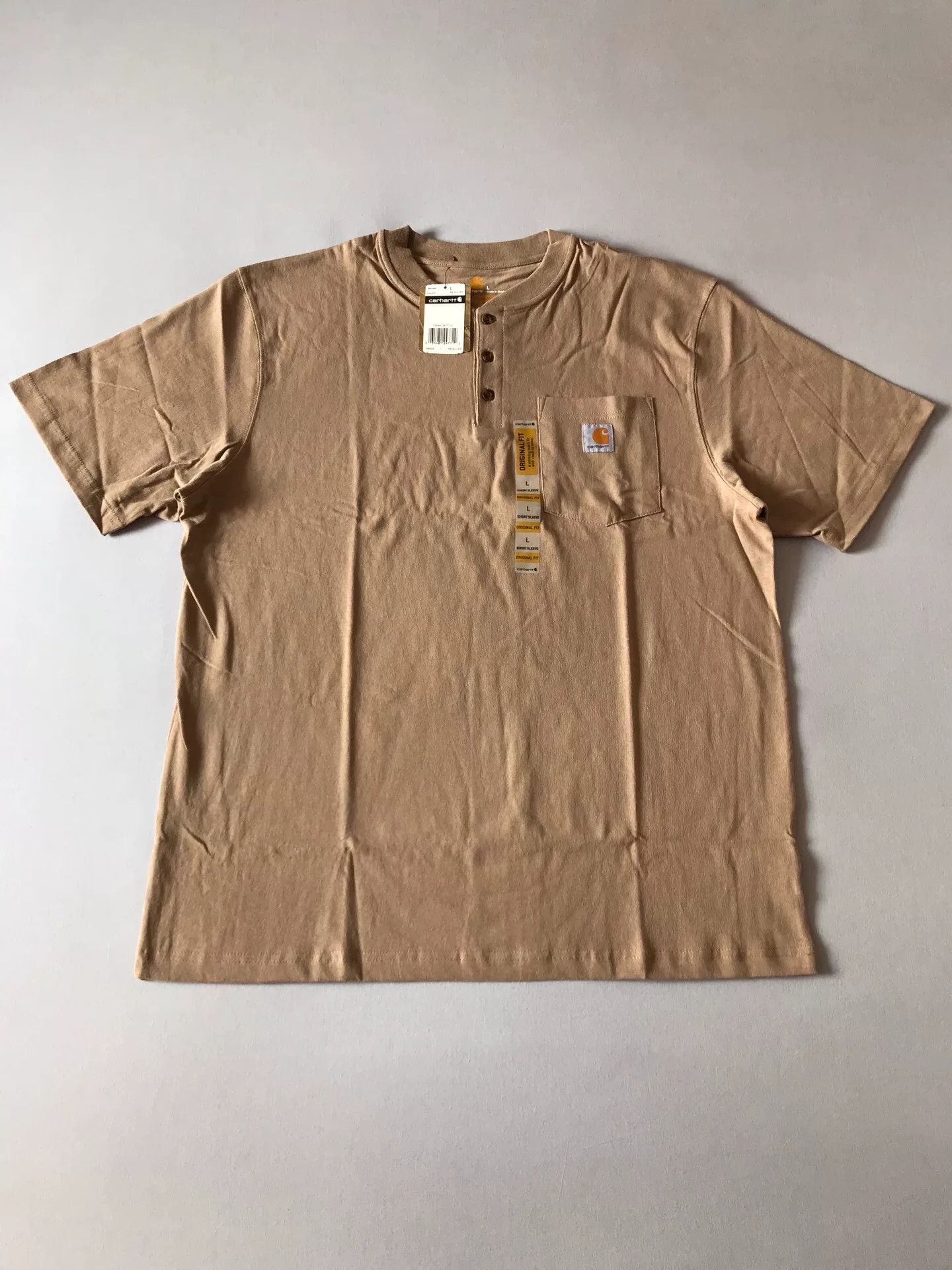 Carhartt Carhartt K84 DES Henley Short Sleeve T-Shirt Size US L / EU 52-54 / 3 - 1 Thumbnail