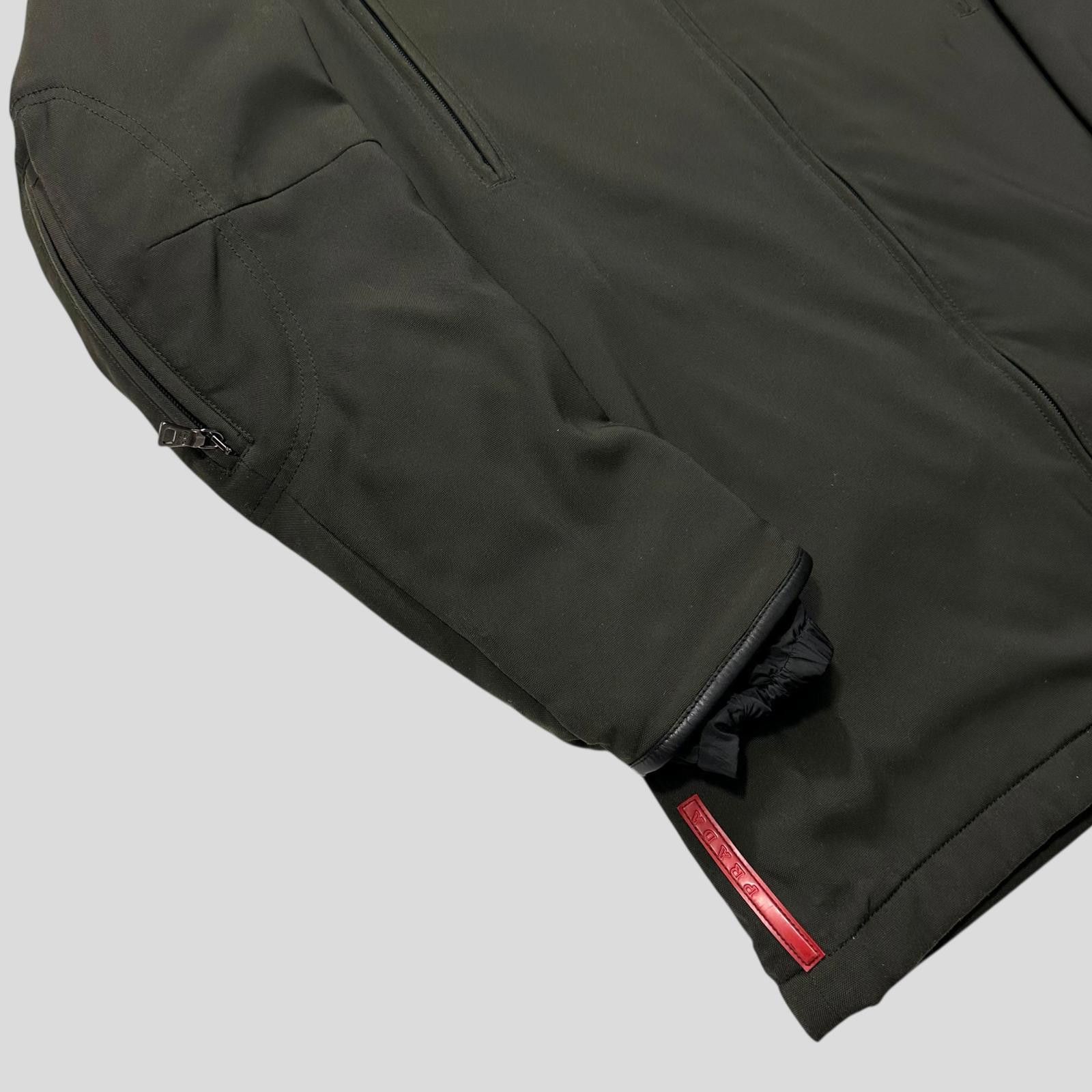 Prada Prada Sport 1999 Balaclava Fleece Lined Moto Jacket IT50 (L) Size US L / EU 52-54 / 3 - 3 Thumbnail