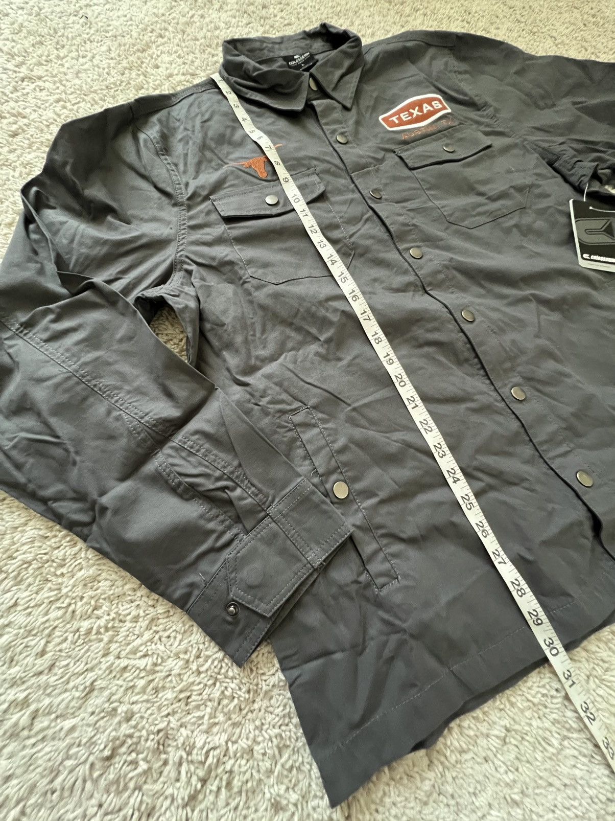 Colosseum Athletics Texas Longhorns Colosseum Slate Canvas Overshirt Long Sleeve Size US L / EU 52-54 / 3 - 5 Thumbnail
