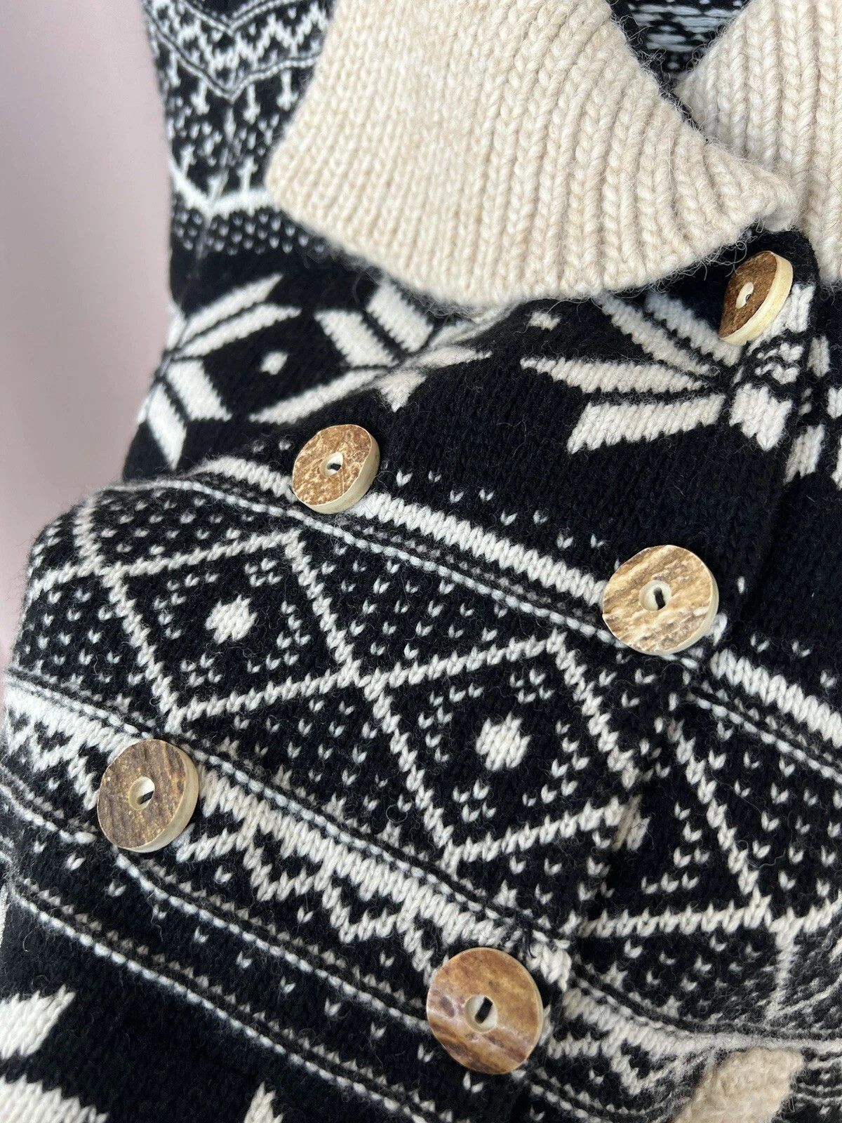 Other Luis Trenker Knit Snow Print Wool Cardigan Womens Size M Size M / US 6-8 / IT 42-44 - 10 Thumbnail