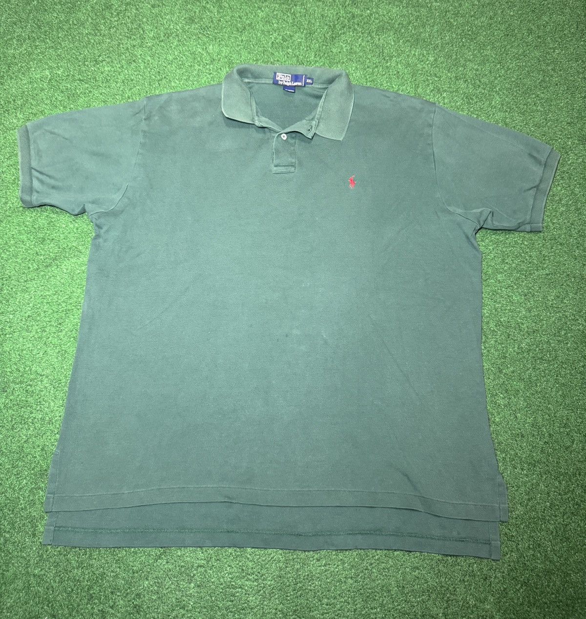 Polo Ralph Lauren Vintage Polo Ralph Lauren Green Polo Cotton XXL Shirt Size US XXL / EU 58 / 5 - 1 Thumbnail