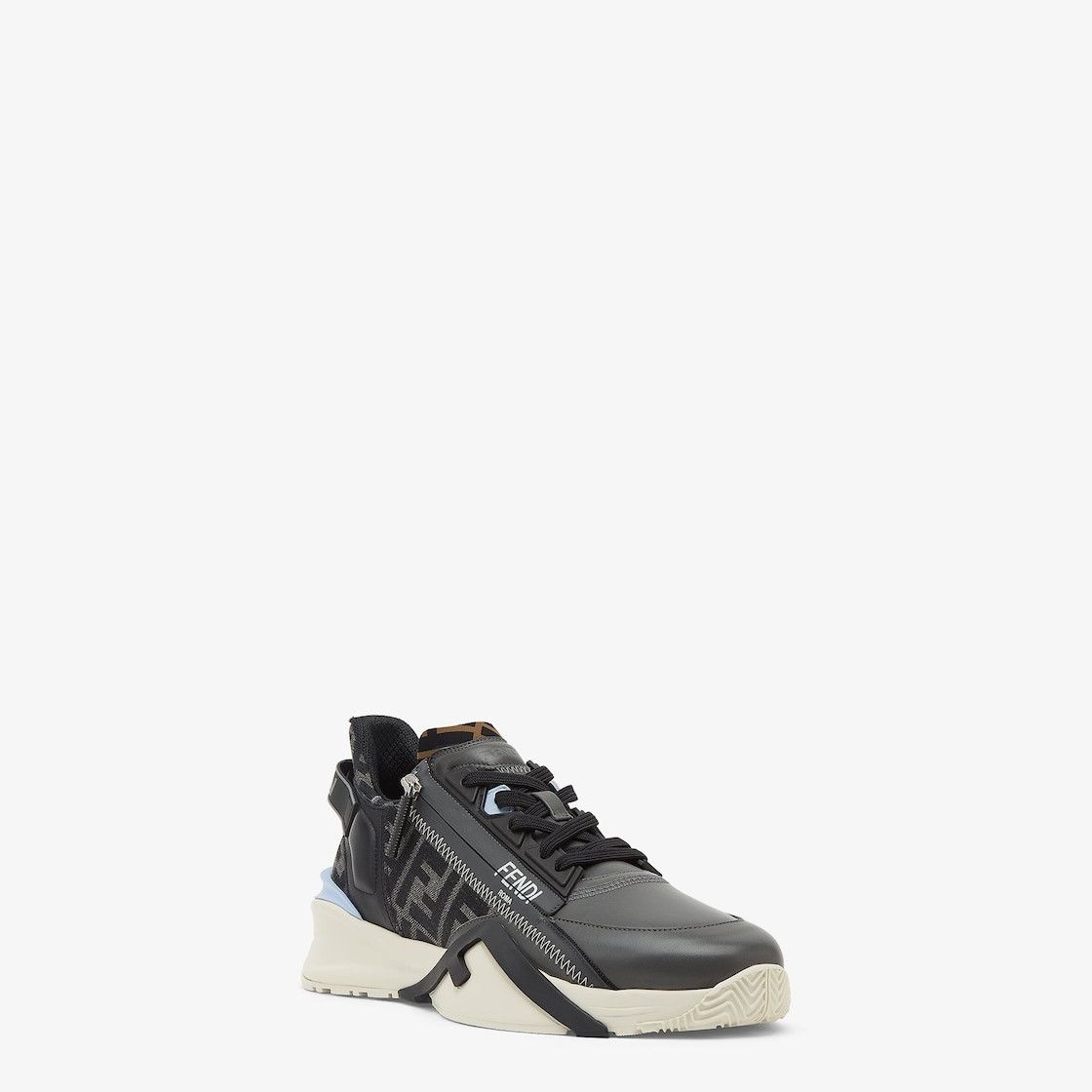 Fendi o1w1db10525 Flow Sneakers in Multicolor Size US 12 / EU 45 - 2 Thumbnail