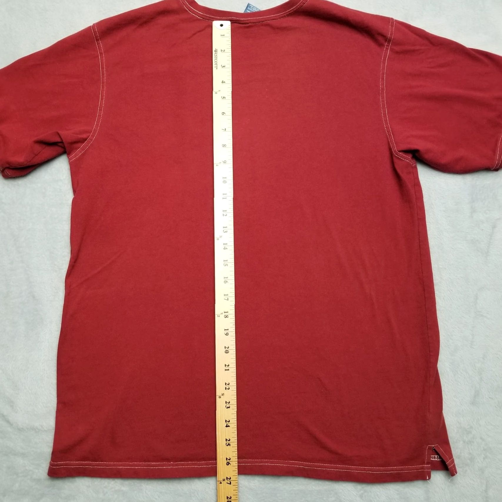 Vintage VINTAGE Bayern Brewing Co Shirt Mens Large Red 100% Cotton Crewneck Missoula TEE Size US L / EU 52-54 / 3 - 6 Thumbnail