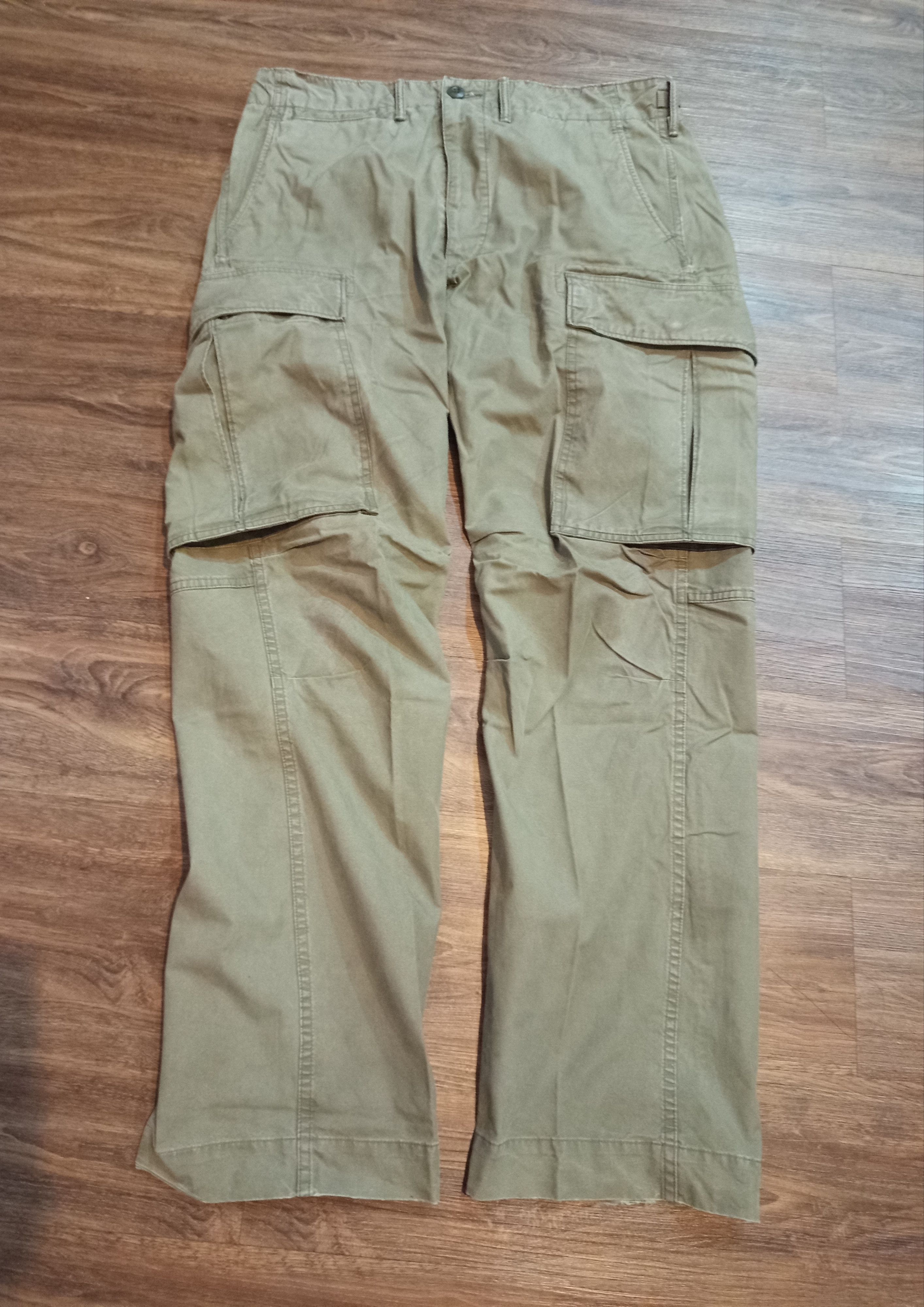 RRL Ralph Lauren RRL Double RL Cargo Trousers Pants Size US 34 / EU 50 - 1 Thumbnail