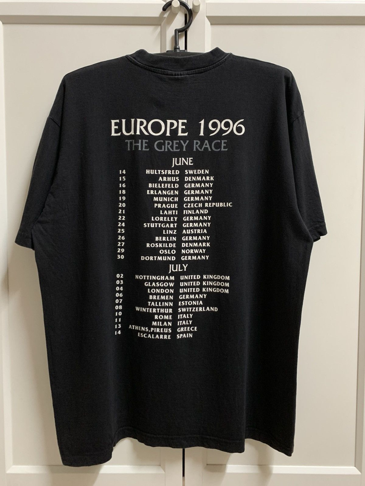 Band Tees ✝️ Vintage Bad Religion – The Grey Race Europe Tour 1996 Size US XL / EU 56 / 4 - 2 Thumbnail