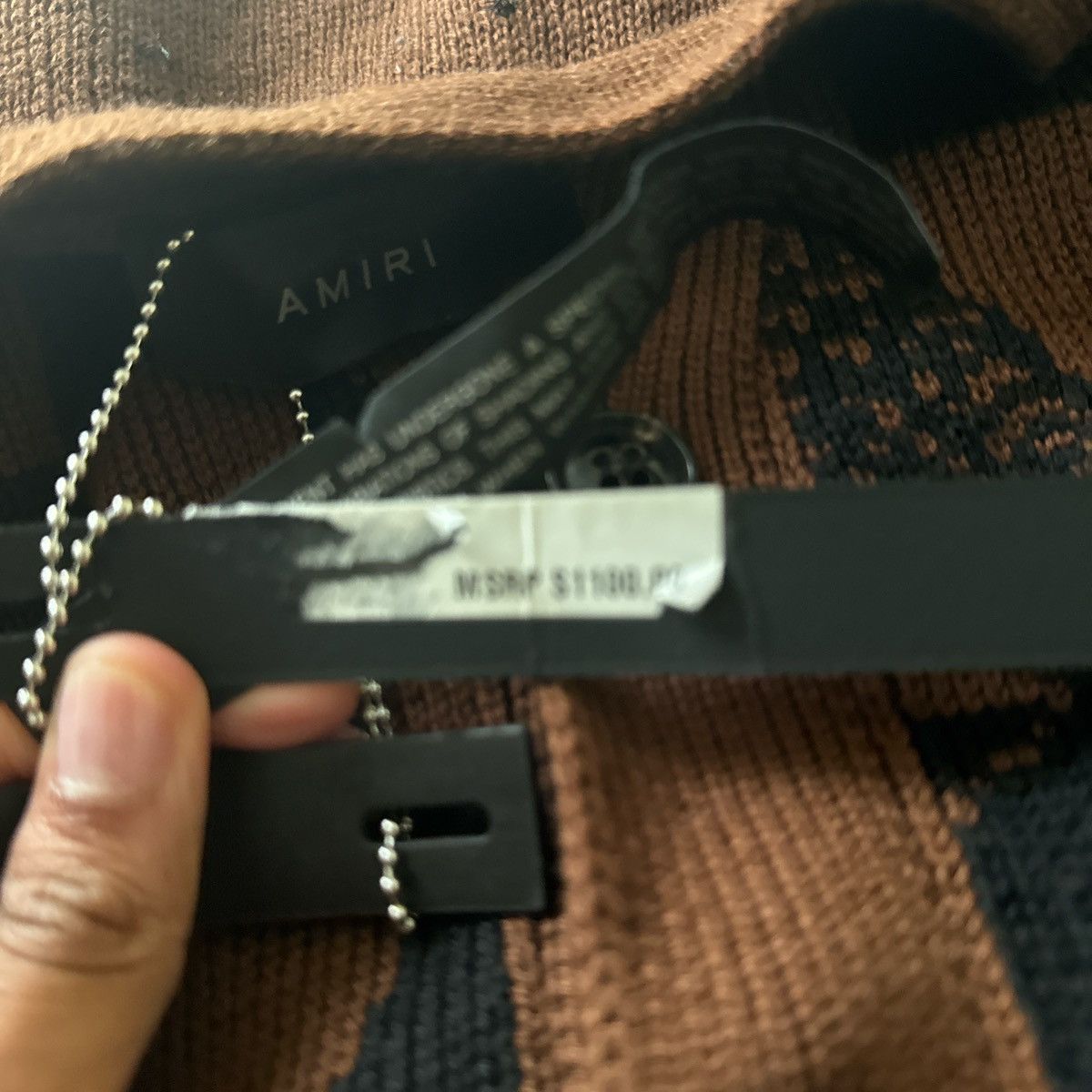 Amiri Amiri Cardigan Size US L / EU 52-54 / 3 - 5 Thumbnail