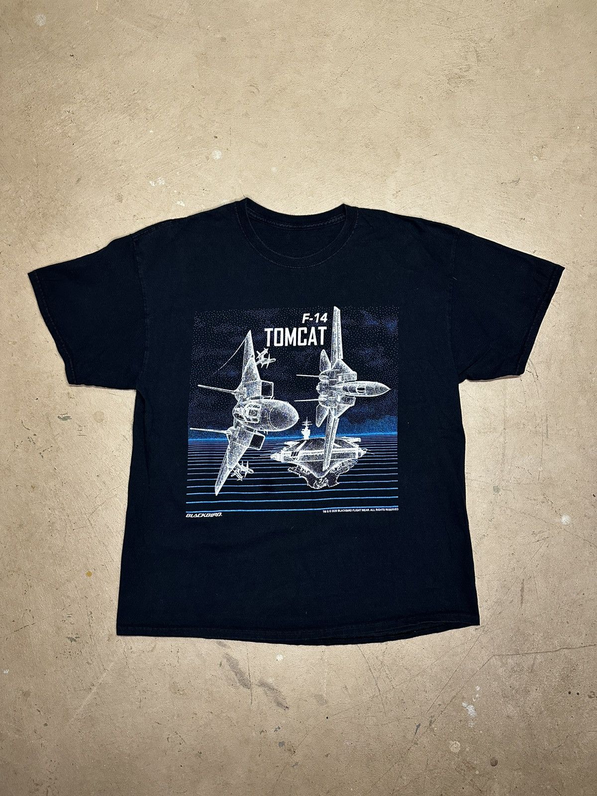 Streetwear Blackbird Flight Wear ‘F-14 Tomcat’ Double Sided Shirt | Grailed